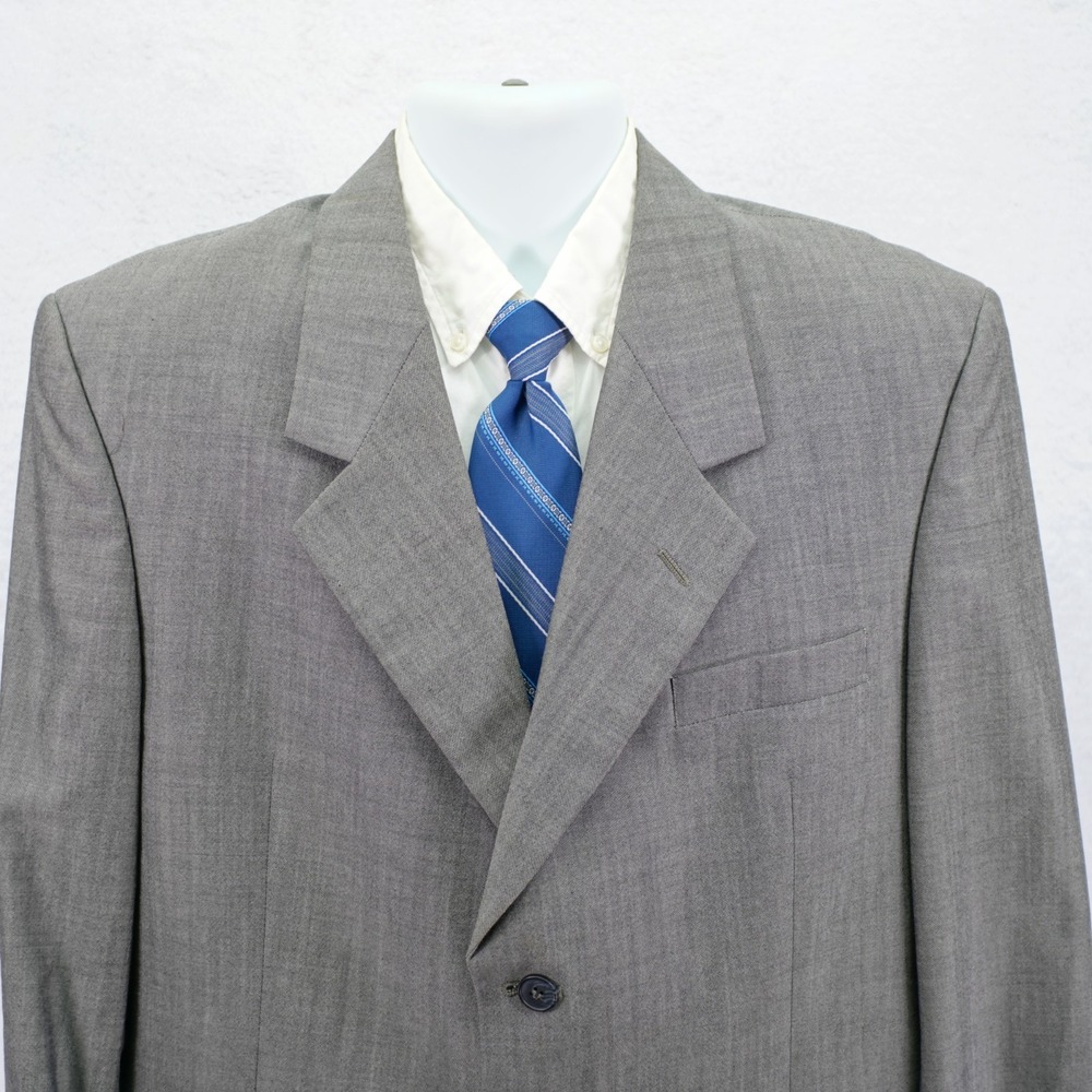 John Weitz Signature Collection Gray Birdseye 3 Button Blazer 40R / Slim‎ 42R